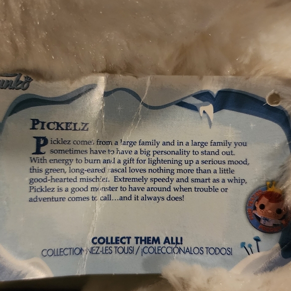 Squishmallow Wetmore Forest-Picklez Winter Funko Pop Plush White 12 Inch - Picture 3 of 3